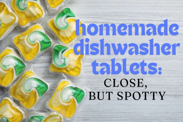 Adventures in DIY: My Journey with Homemade Dishwasher Tablets